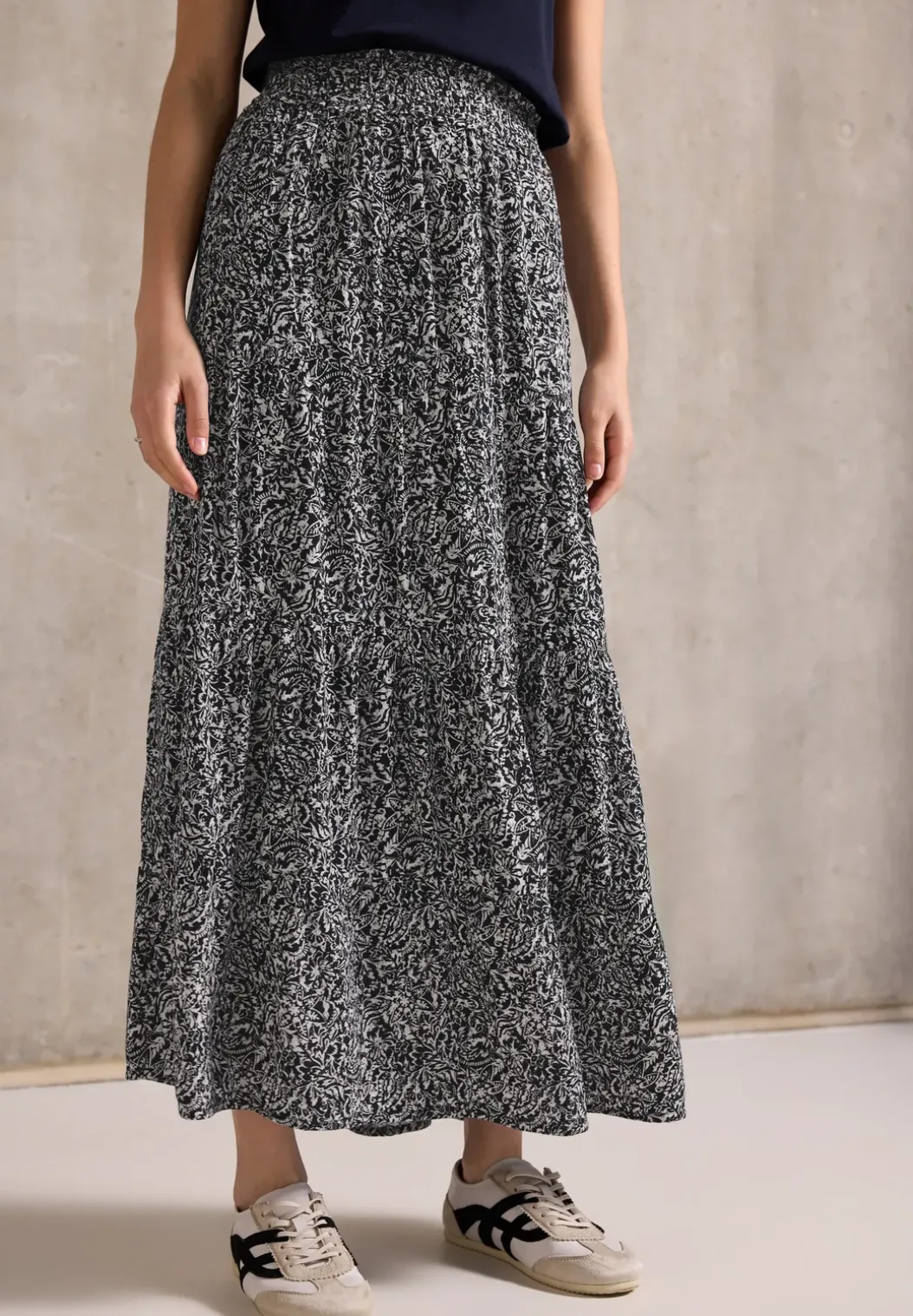 Gedessineerde mousseline rok