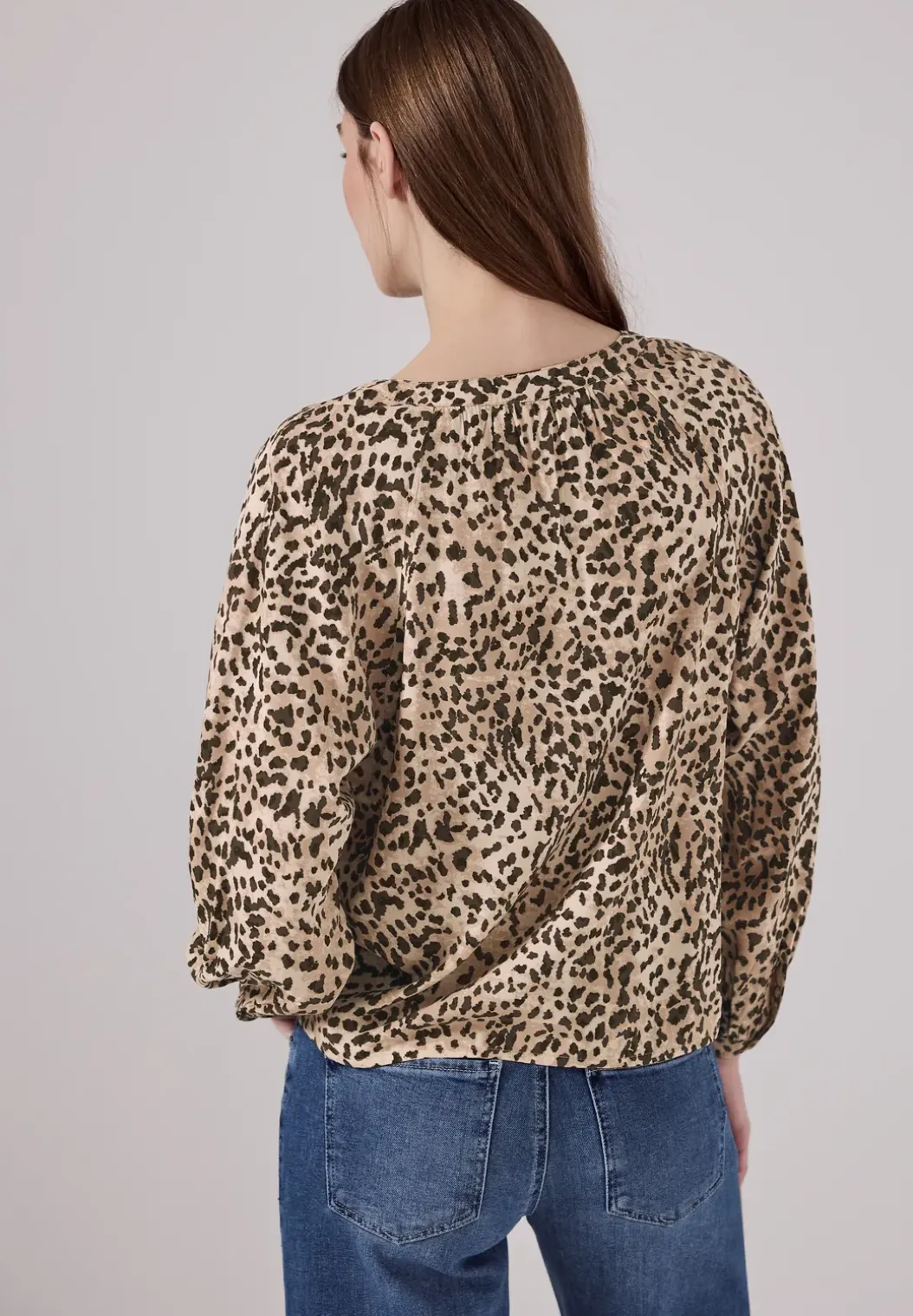 Gedessineerde raglan blouse