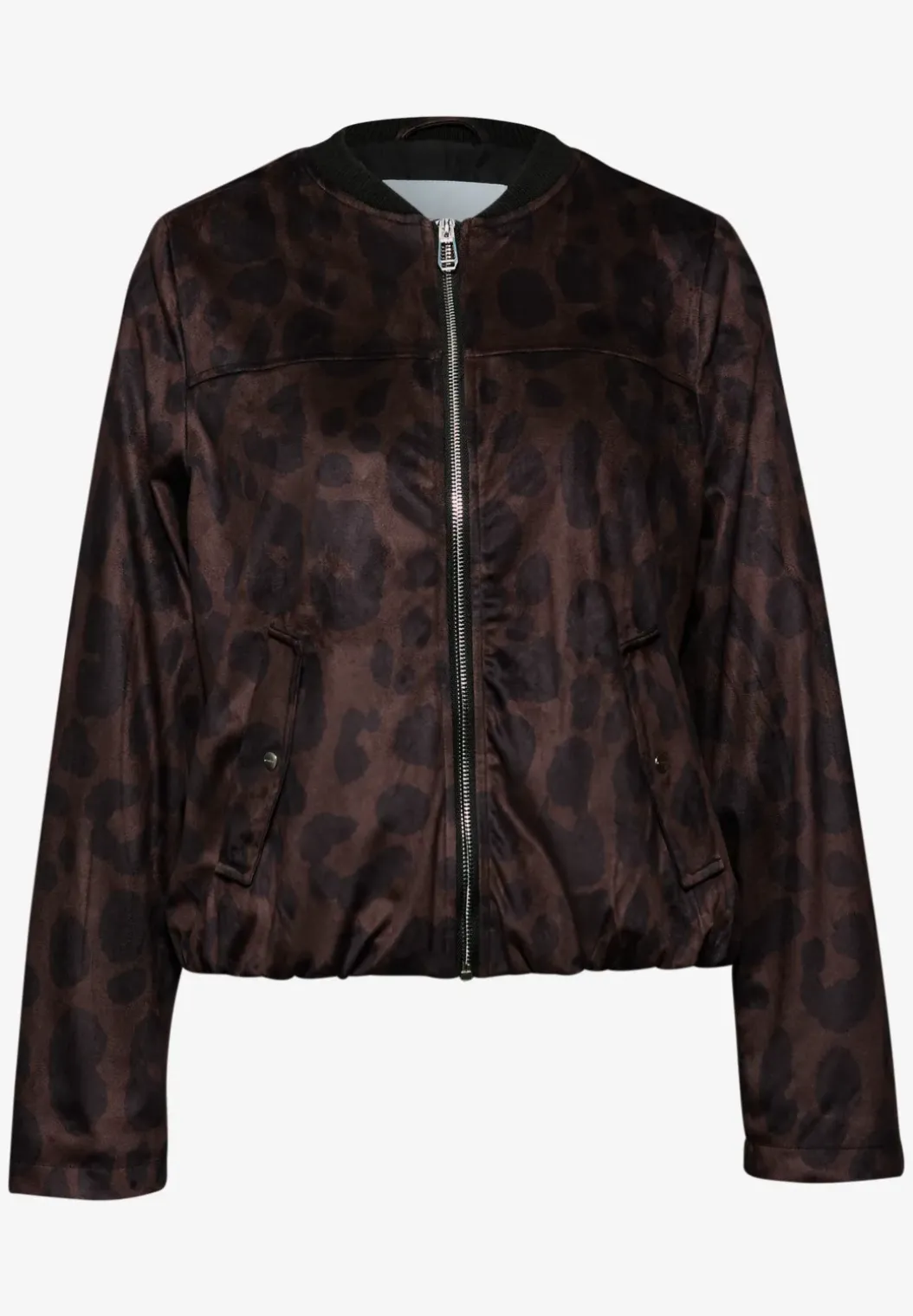 Gedessineerde velours blouson