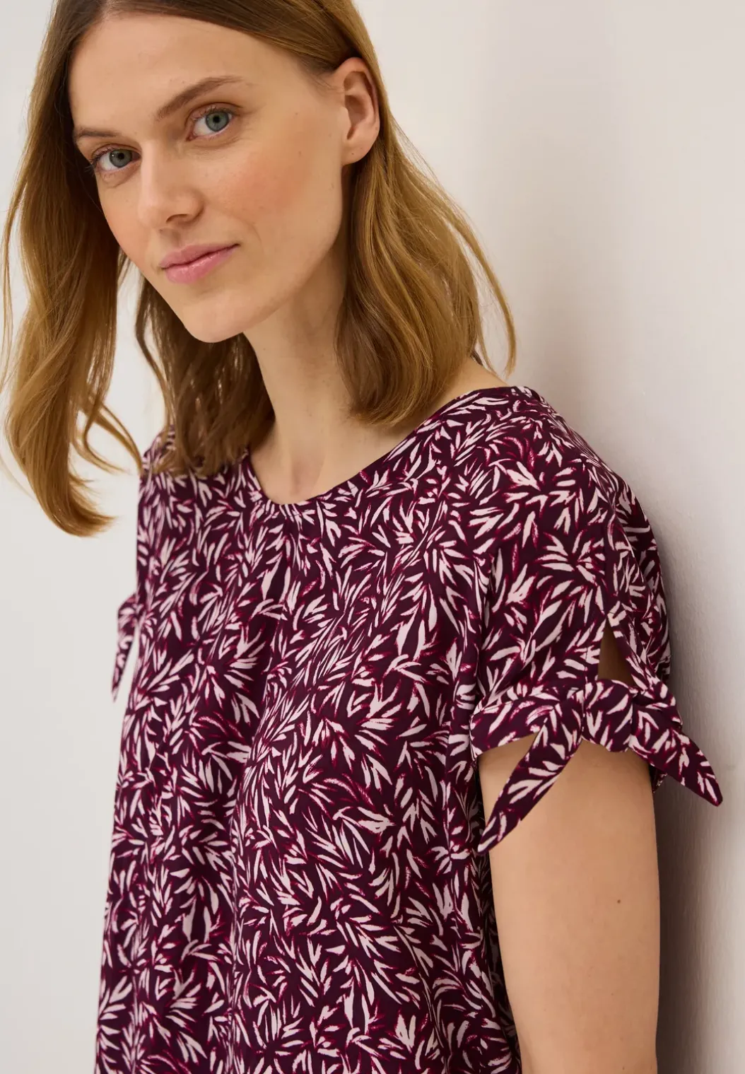 Gedessineerde blouse