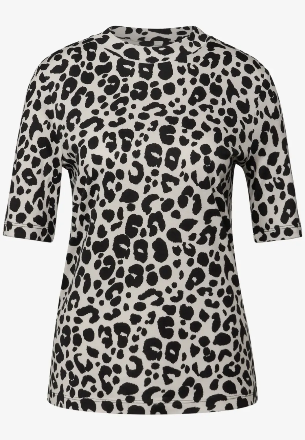 Gedessineerd shirt met korte mouwen
