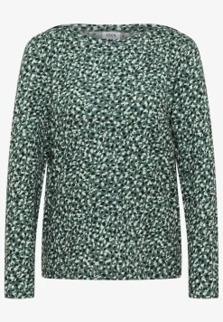 Gedessineerd shirt met lange mouwen