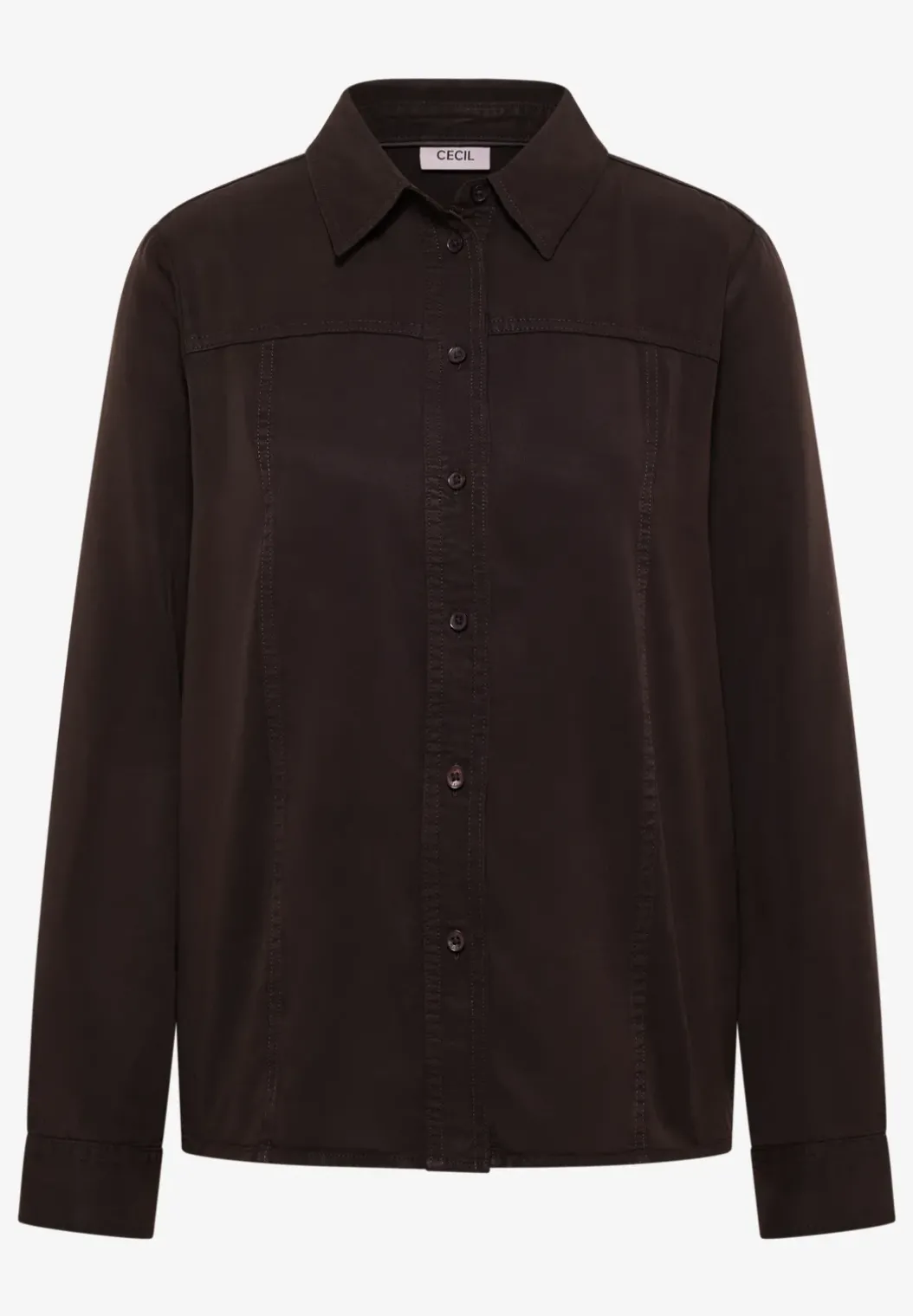 Gekleurd Lyocell overhemd blouse