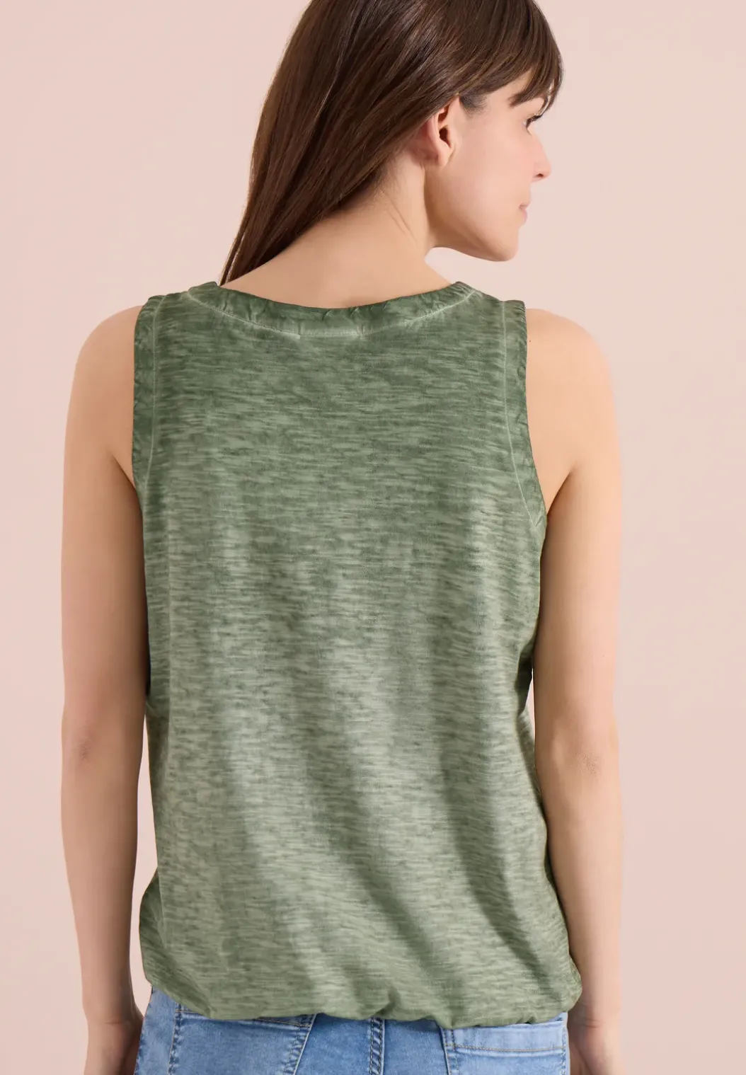 Gekleurde jersey top