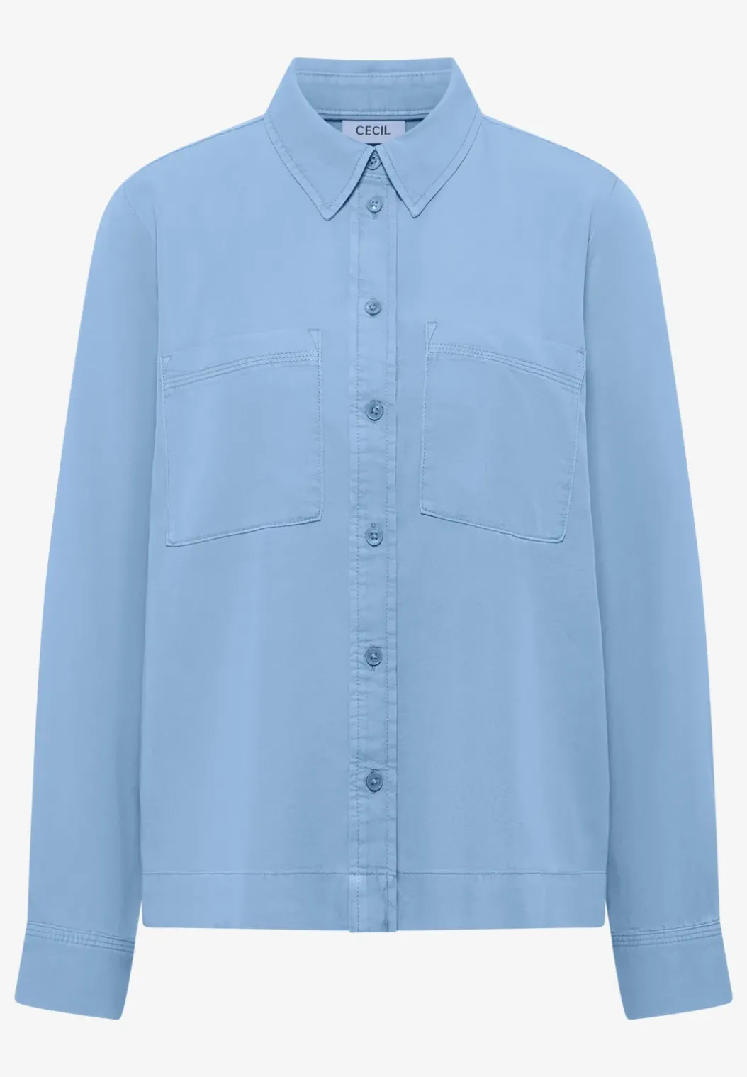 Gekleurde spijkerblouse