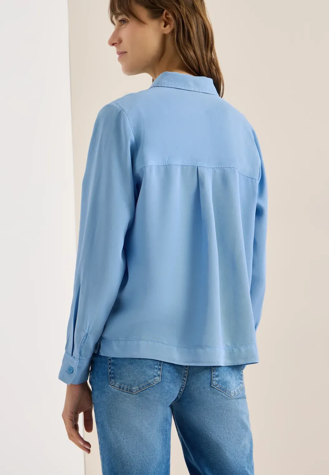 Gekleurde spijkerblouse