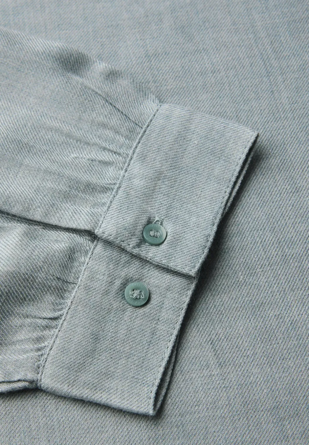 Gemêleerde blouse met ronde hals