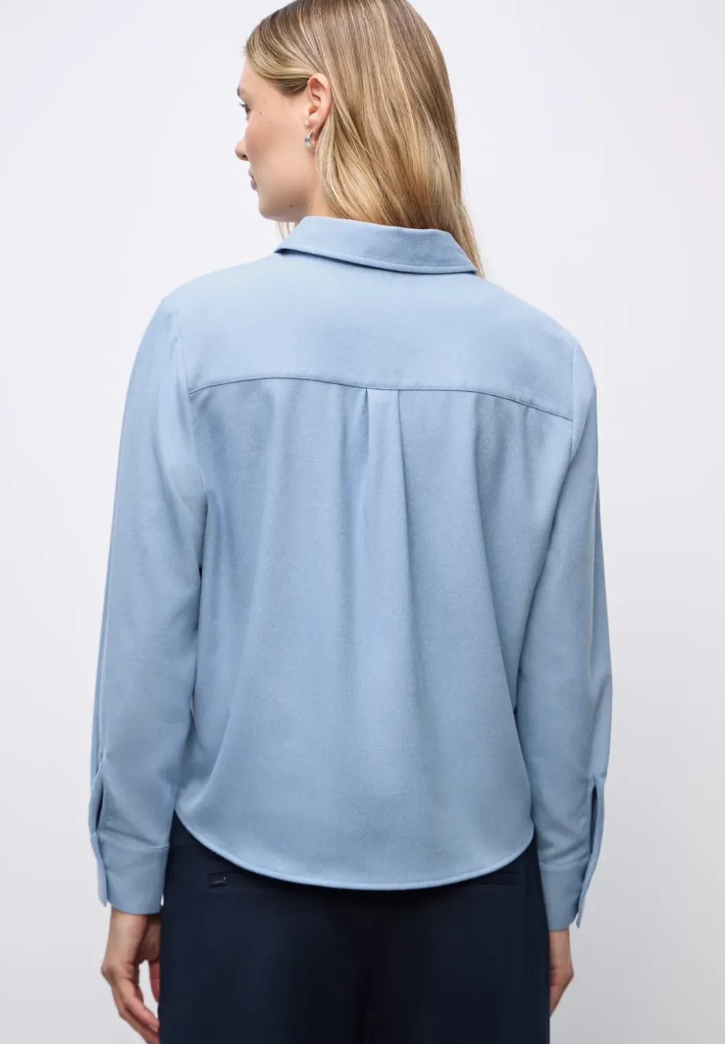Gemêleerde blouse met tape