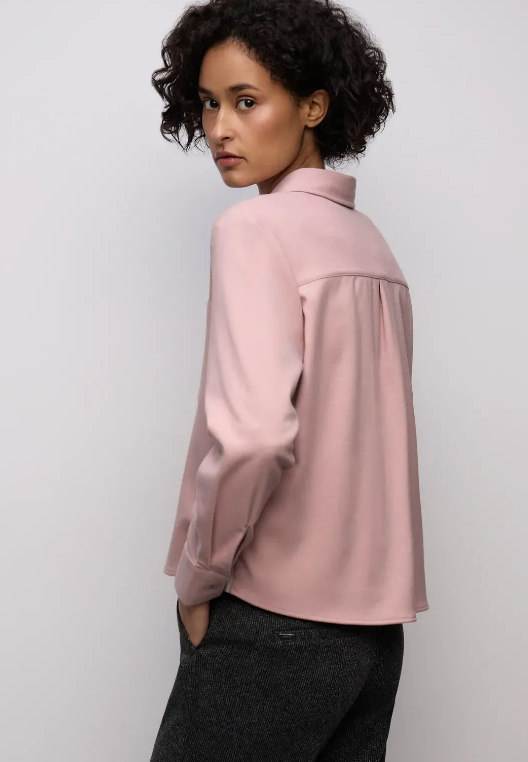 Gemêleerde blouse met tape