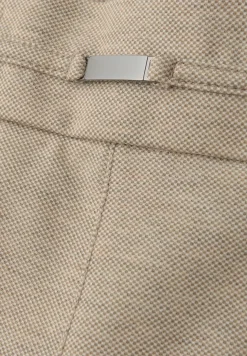 Gemêleerde broek met detail
