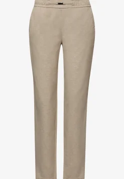 Gemêleerde broek met detail