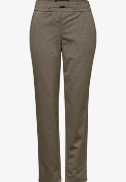 Gemêleerde broek met detail