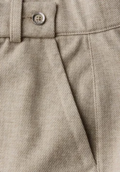 Gemêleerde broek met rechte leg