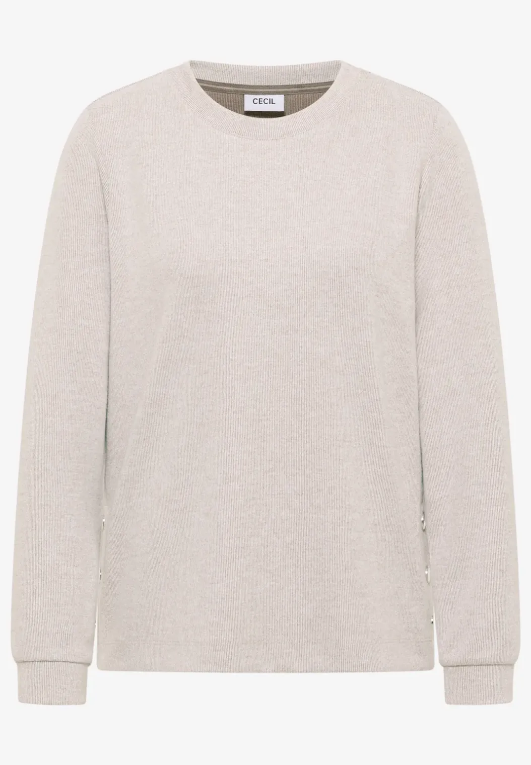 Gemêleerd shirt met knopen