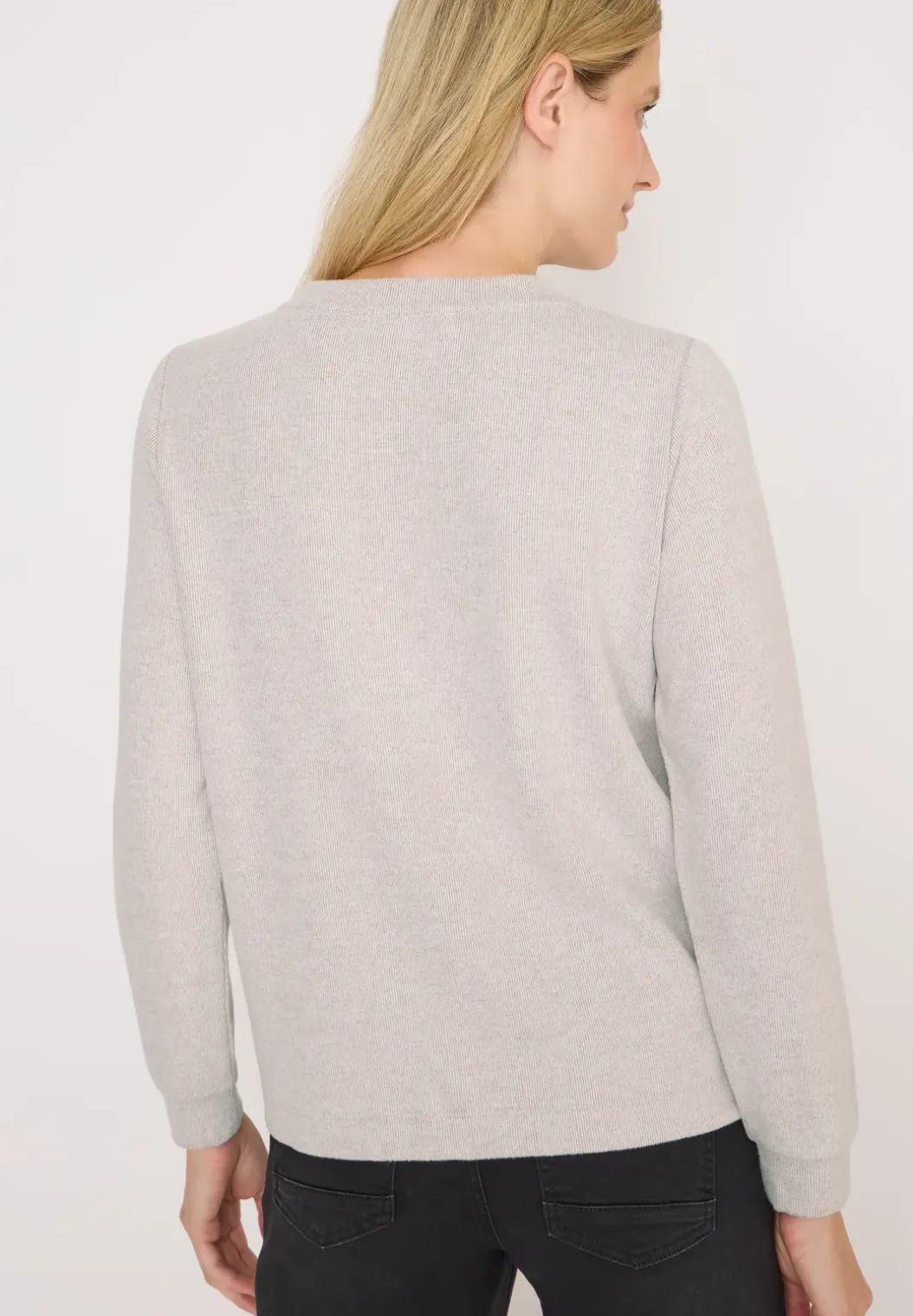 Gemêleerd shirt met knopen