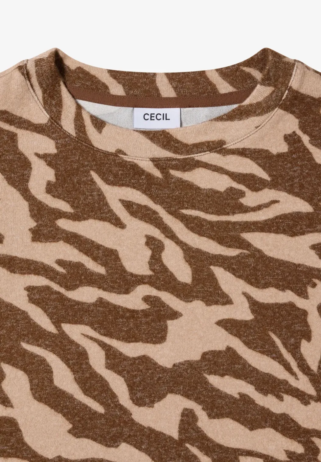 Gemêleerd shirt met patroon