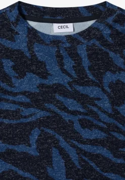 Gemêleerd shirt met patroon