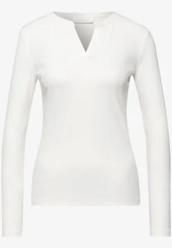 Geribd shirt met structuur