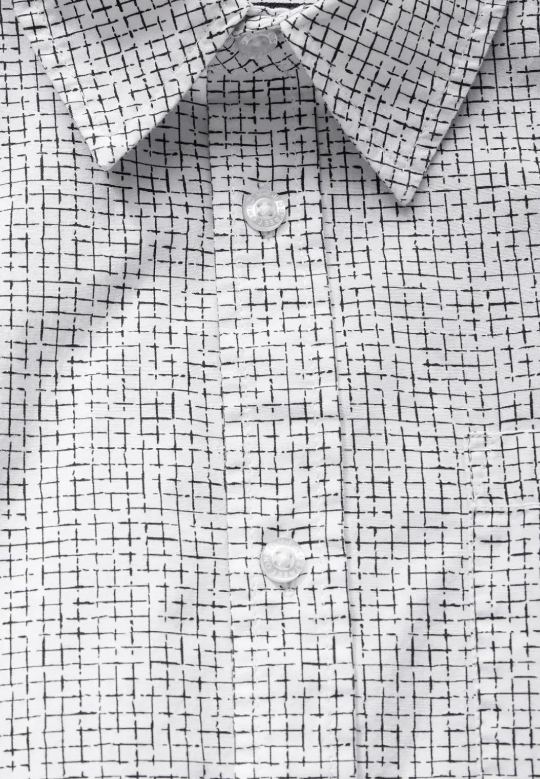 Geruit slim fit overhemd