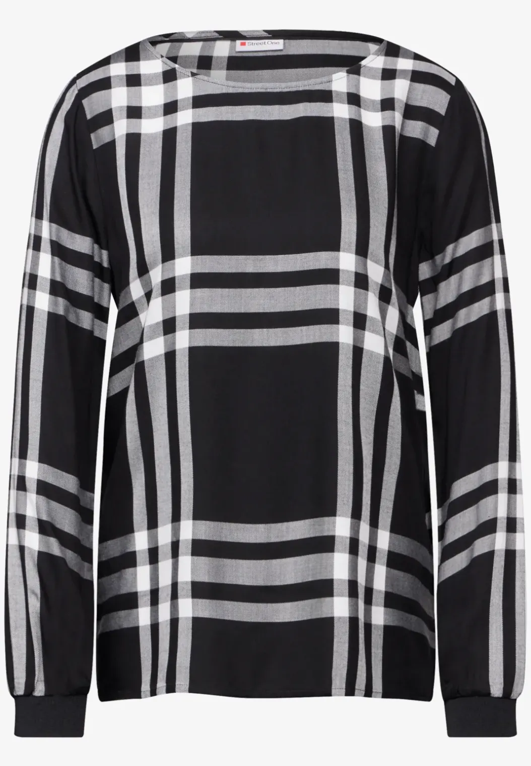 Geruite blouse
