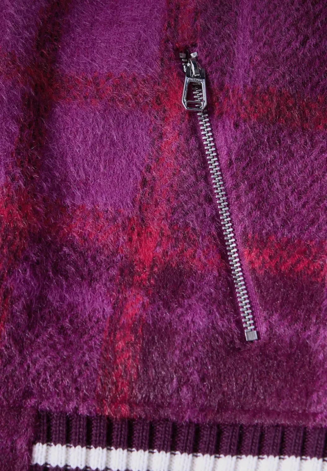 Geruite blouson van verengaren