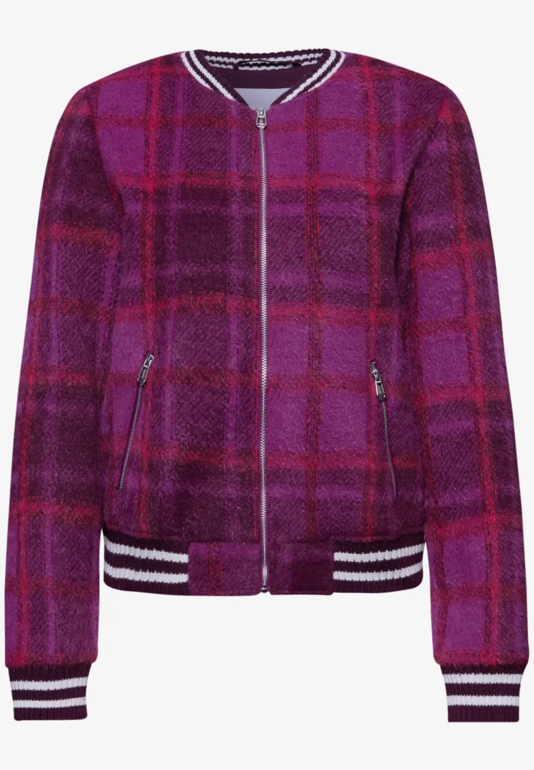 Geruite blouson van verengaren