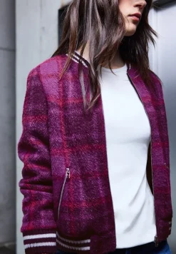 Geruite blouson van verengaren