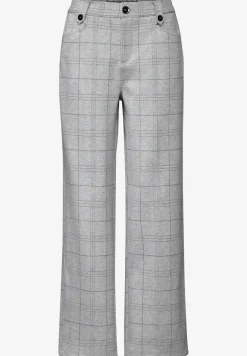 Geruite broek met rechte pijpen