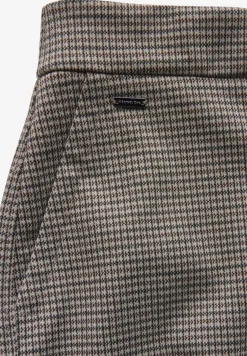 Geruite broek met wijde pijpen