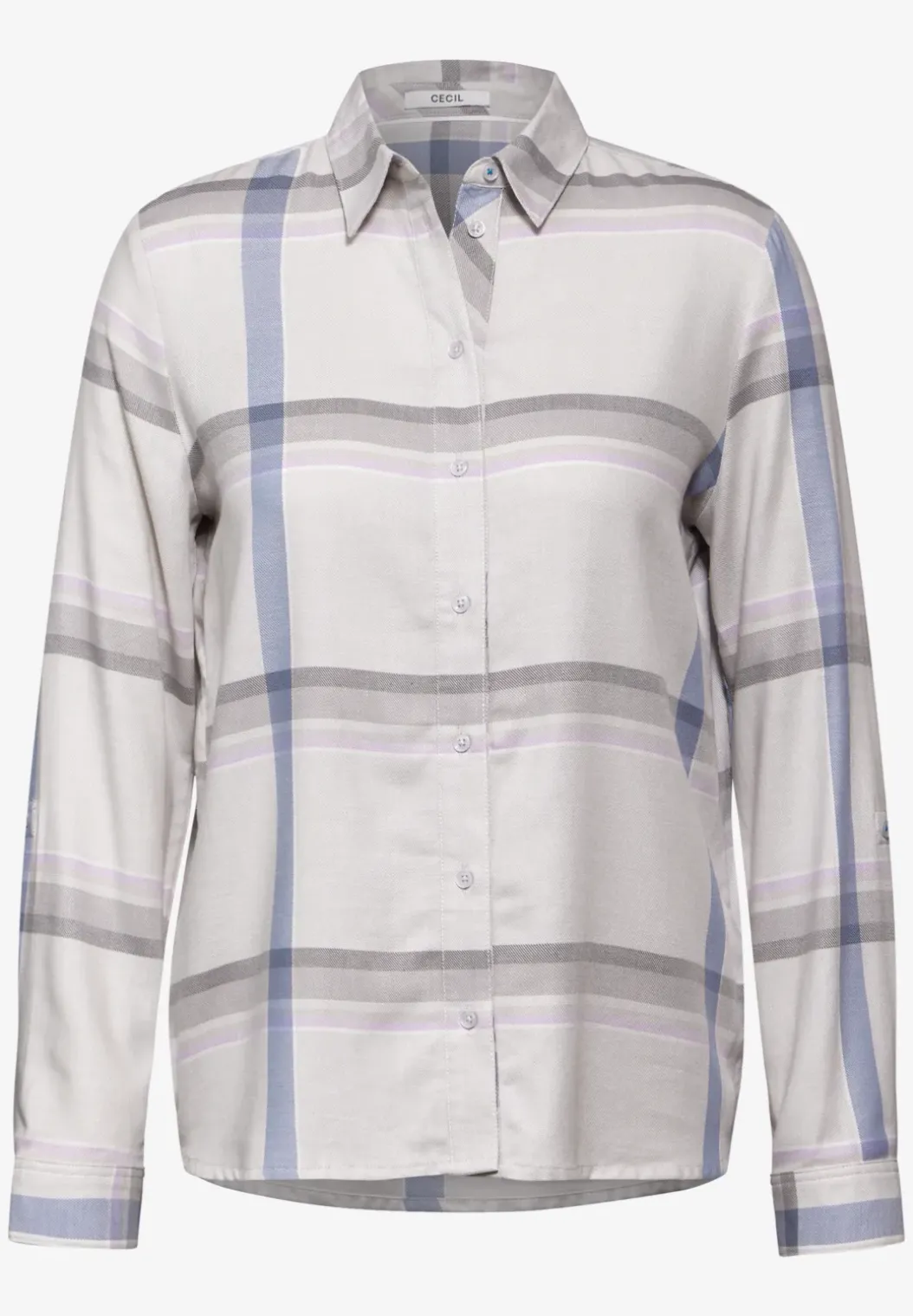 Geruite blouse