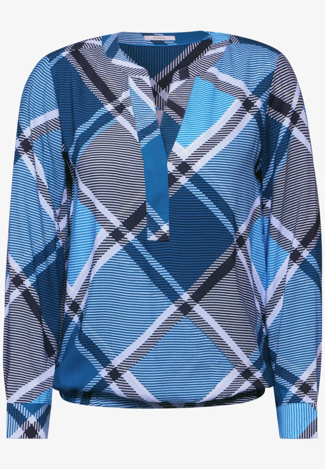 Geruite blouse