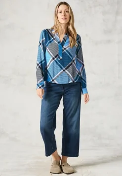 Geruite blouse