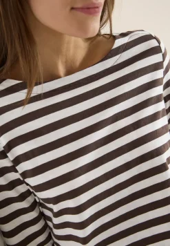 Gestreept basic shirt