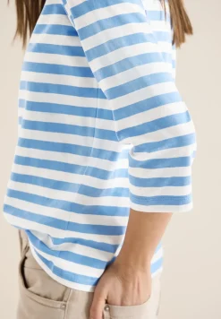 Gestreept basic shirt