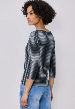Gestreept basic shirt