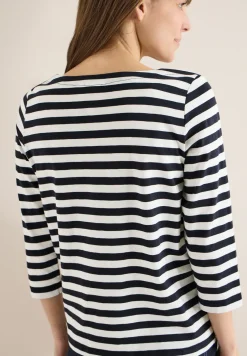 Gestreept basic shirt