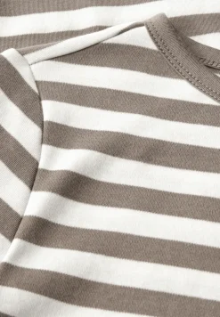 Gestreept boothals shirt