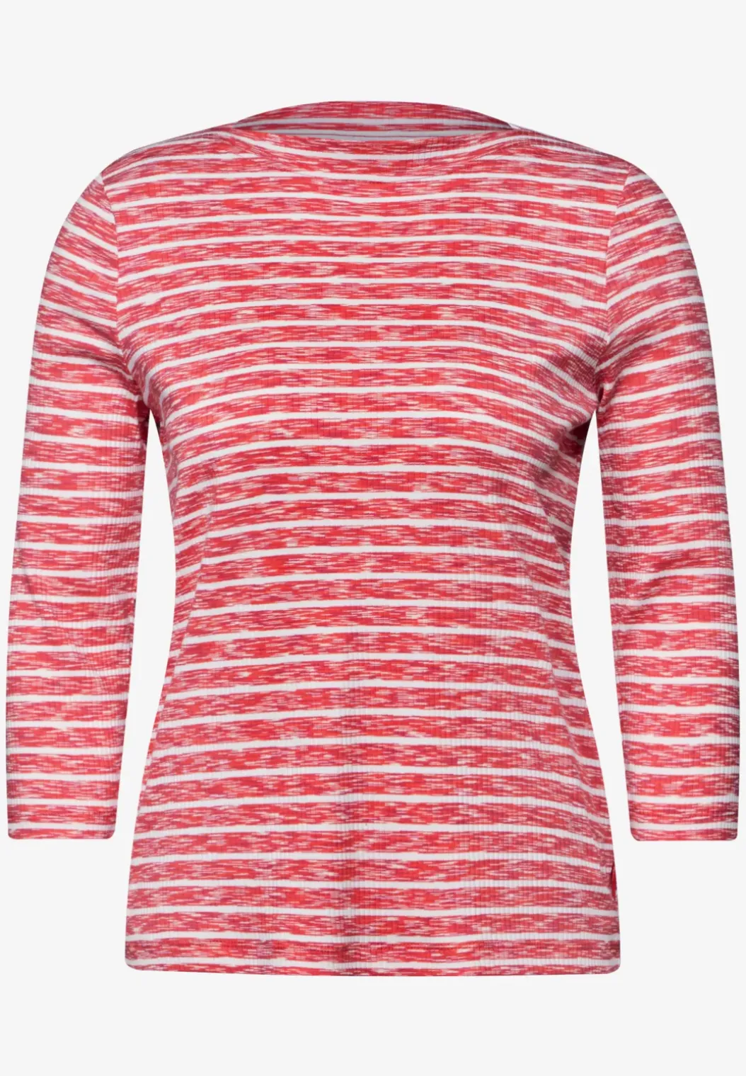 Gestreept gemêleerd shirt