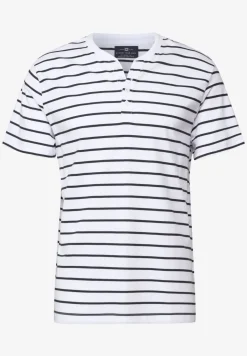 Gestreept henley shirt