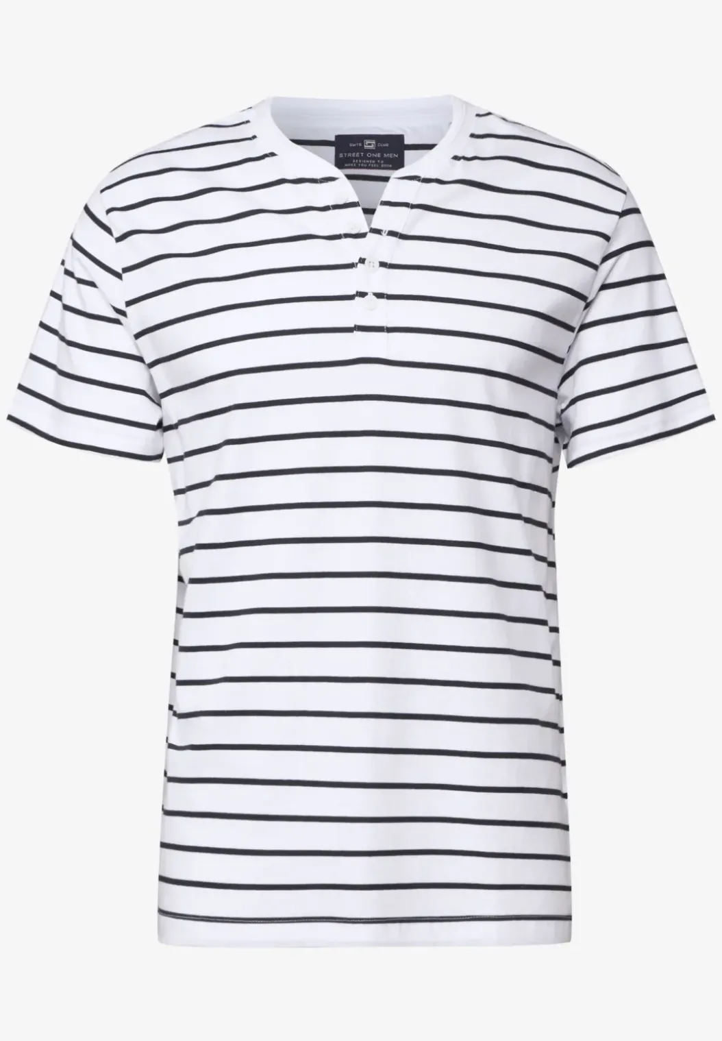 Gestreept henley shirt