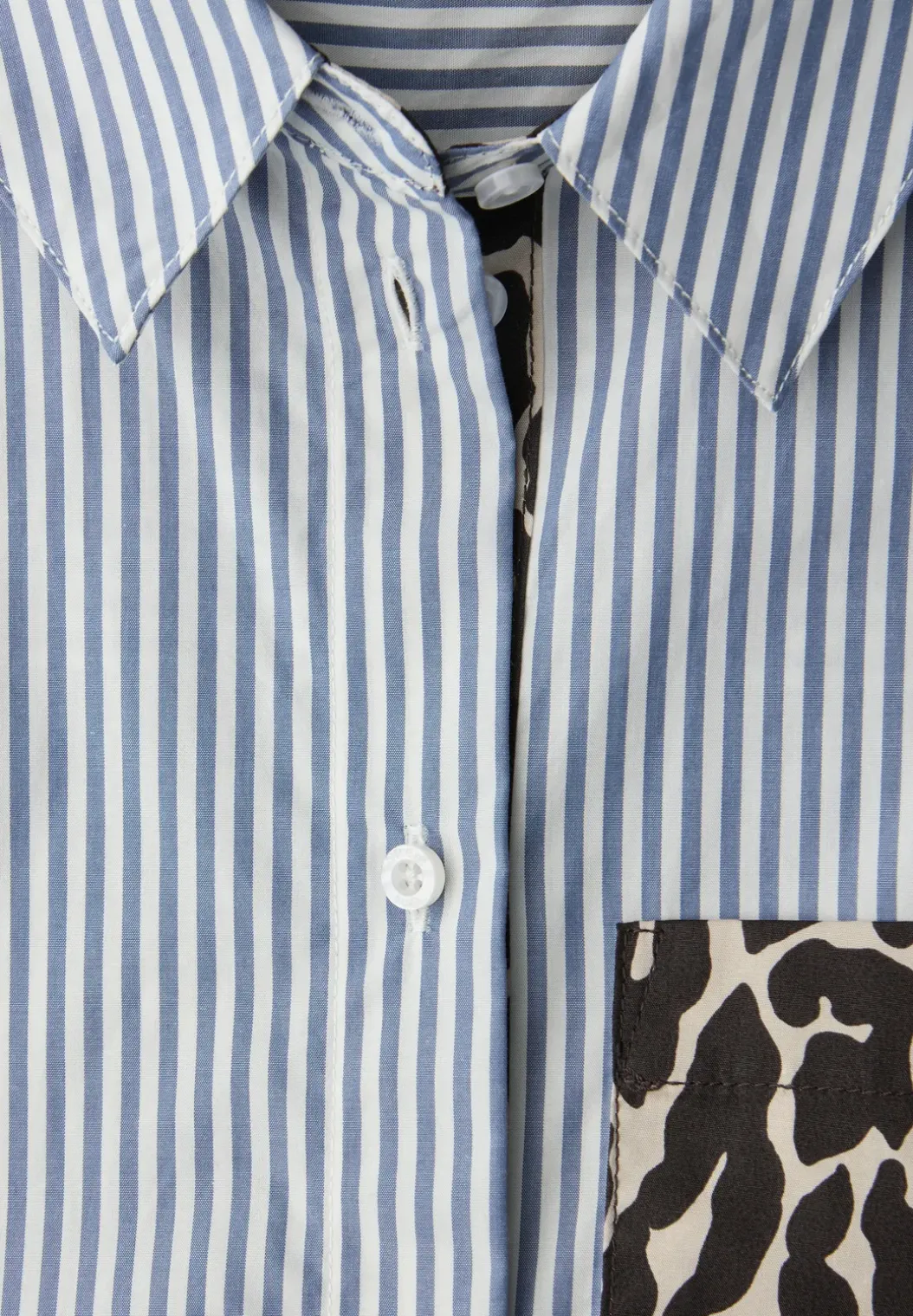 Gestreept overhemd blouse