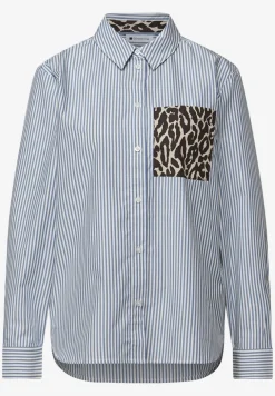 Gestreept overhemd blouse