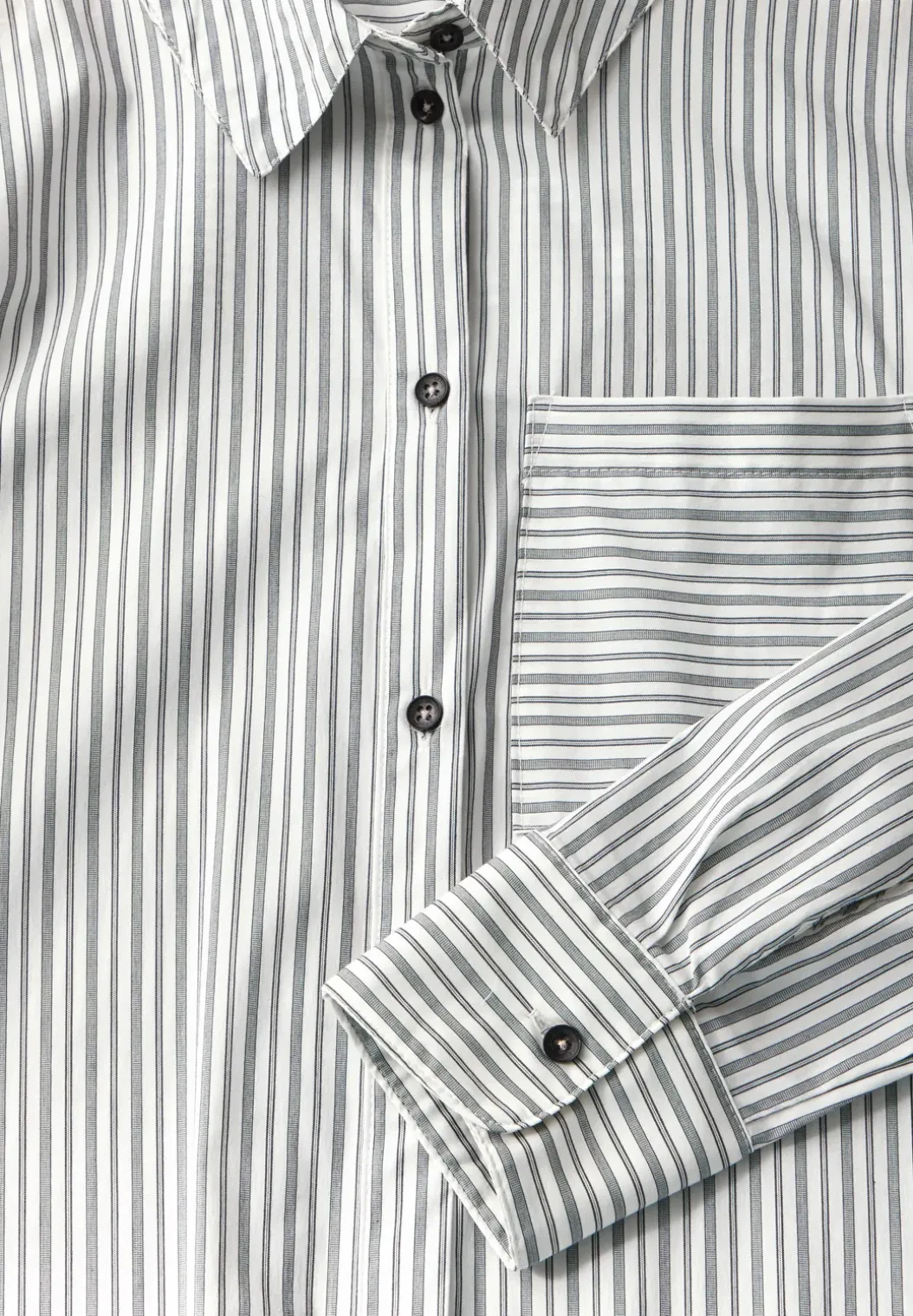 Gestreept overhemd blouse