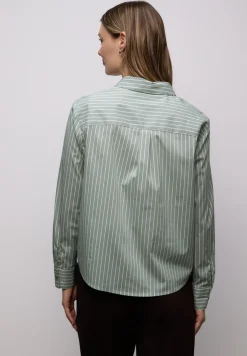 Gestreept overhemd blouse