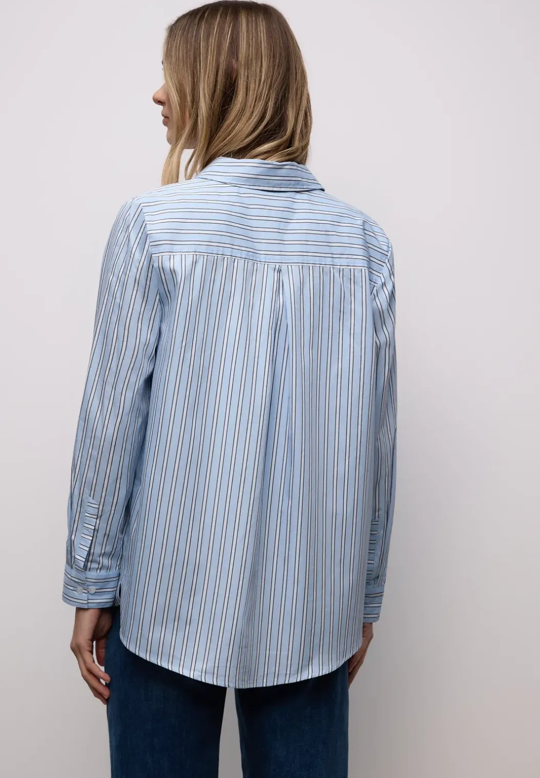 Gestreept overhemd blouse