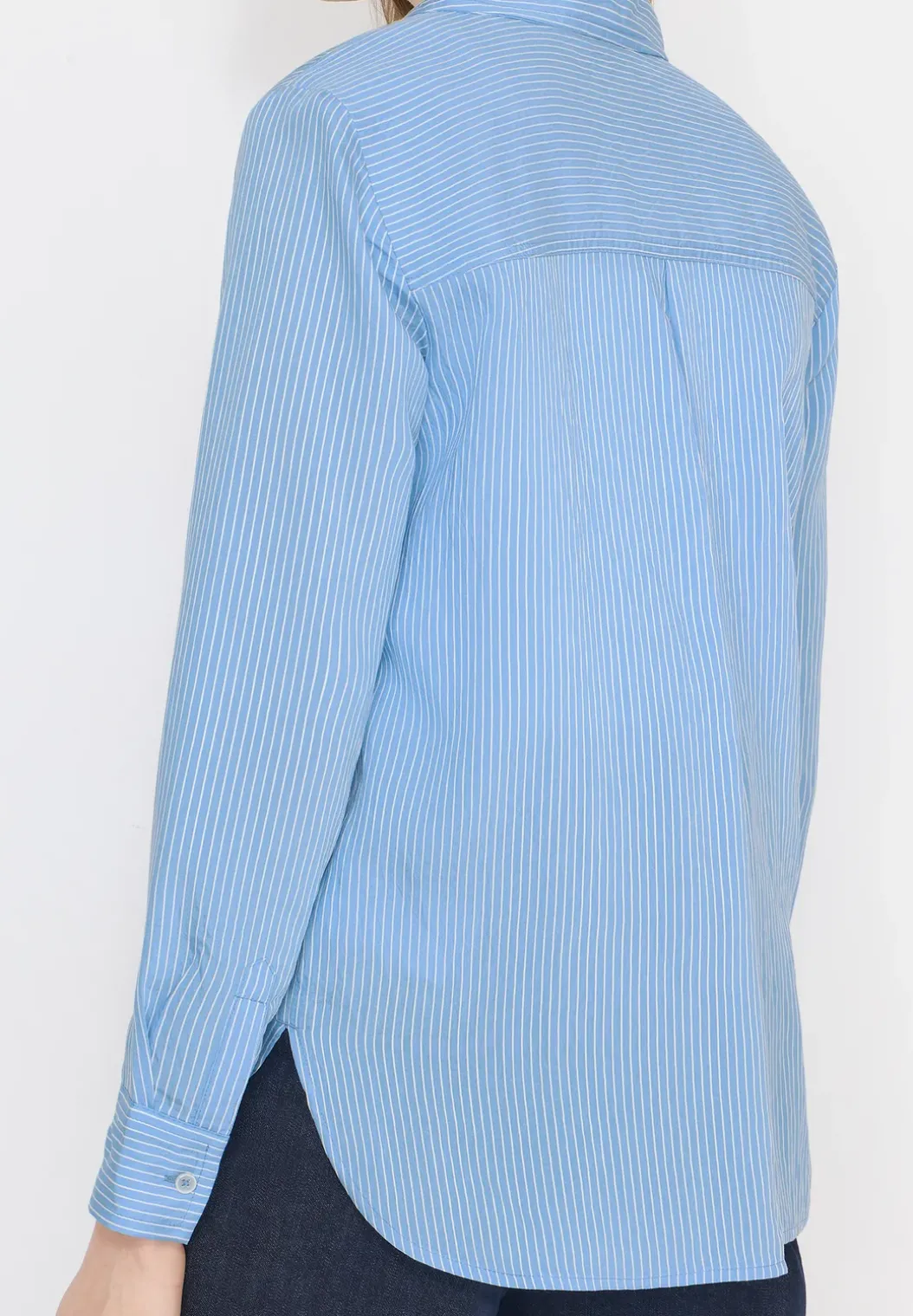 Gestreept overhemd blouse