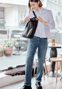 Gestreept overhemd blouse