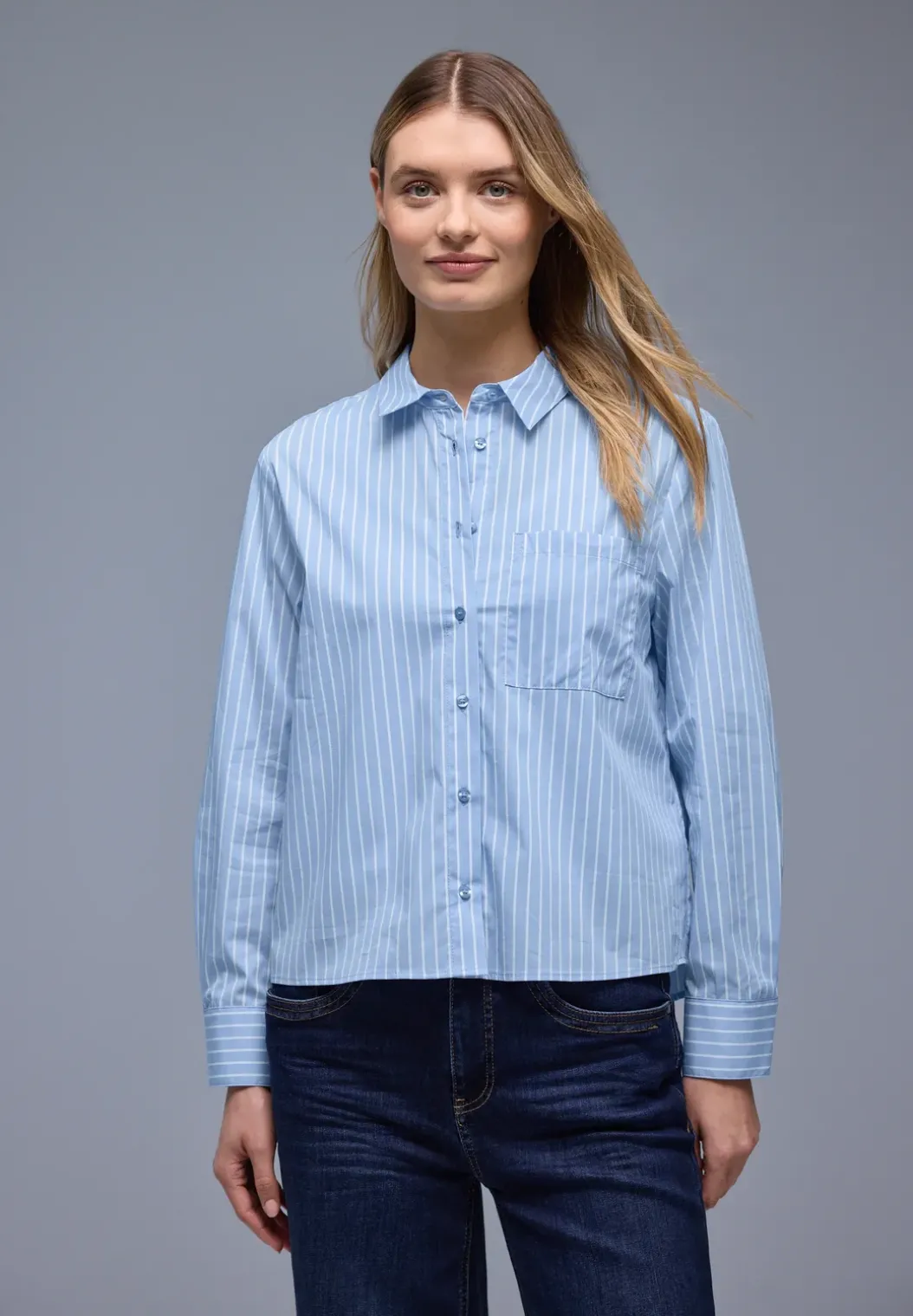 Gestreept overhemd blouse