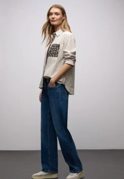 Gestreept overhemd blouse