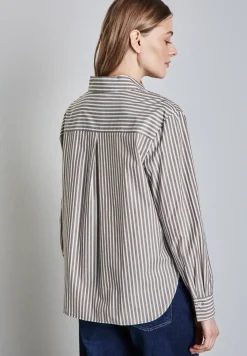 Gestreept overhemd blouse